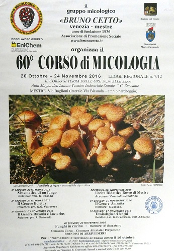 60° Corso di Micologia