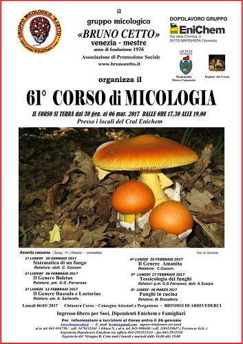 63° Corso di Micologia