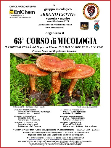 63° Corso di Micologia