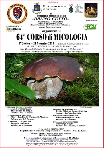64° Corso di Micologia
