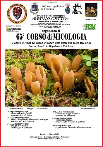 65° Corso di Micologia