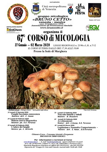 67° Corso di Micologia
