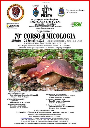 72° Corso di Micologia
