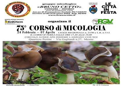75° Corso di Micologia