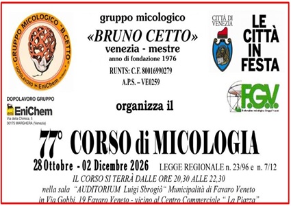 77° Corso di Micologia